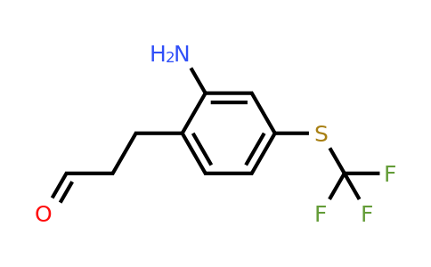1804221-99-5 | 3-(2-Amino-4-(trifluoromethylthio)phenyl)propanal