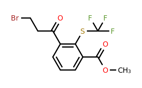 1804222-31-8 | Methyl 3-(3-bromopropanoyl)-2-(trifluoromethylthio)benzoate