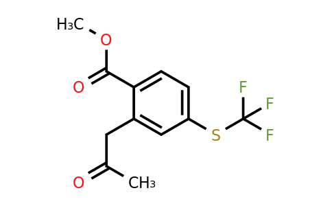 1804222-40-9 | Methyl 2-(2-oxopropyl)-4-(trifluoromethylthio)benzoate