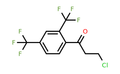 1804222-51-2 | 1-(2,4-Bis(trifluoromethyl)phenyl)-3-chloropropan-1-one