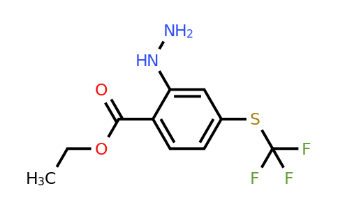 1804222-53-4 | Ethyl 2-hydrazinyl-4-(trifluoromethylthio)benzoate