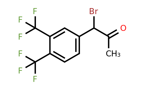 1804222-55-6 | 1-(3,4-Bis(trifluoromethyl)phenyl)-1-bromopropan-2-one