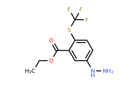 1804222-60-3 | Ethyl 5-hydrazinyl-2-(trifluoromethylthio)benzoate