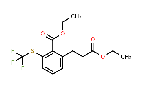 1804222-67-0 | Ethyl 2-(3-ethoxy-3-oxopropyl)-6-(trifluoromethylthio)benzoate