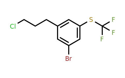 1804222-71-6 | 1-Bromo-3-(3-chloropropyl)-5-(trifluoromethylthio)benzene