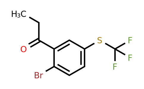 1804222-84-1 | 1-(2-Bromo-5-(trifluoromethylthio)phenyl)propan-1-one