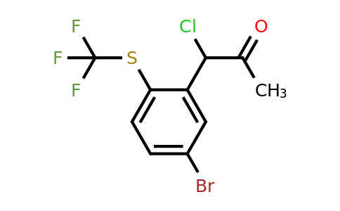 1804223-39-9 | 1-(5-Bromo-2-(trifluoromethylthio)phenyl)-1-chloropropan-2-one