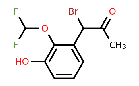 1804223-88-8 | 1-Bromo-1-(2-(difluoromethoxy)-3-hydroxyphenyl)propan-2-one