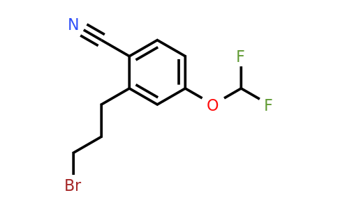 1804224-09-6 | 2-(3-Bromopropyl)-4-(difluoromethoxy)benzonitrile