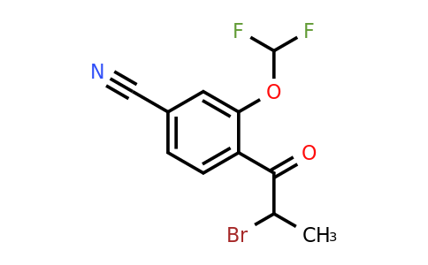 1804224-45-0 | 4-(2-Bromopropanoyl)-3-(difluoromethoxy)benzonitrile