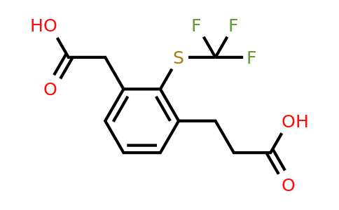 1804226-27-4 | 3-(2-Carboxyethyl)-2-(trifluoromethylthio)phenylacetic acid