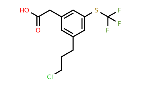 1804226-44-5 | 3-(3-Chloropropyl)-5-(trifluoromethylthio)phenylacetic acid