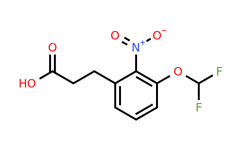 1804226-47-8 | 3-(Difluoromethoxy)-2-nitrophenylpropanoic acid