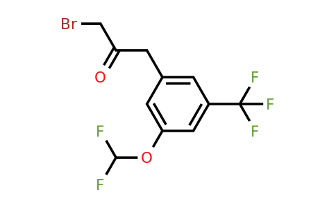 1804227-27-7 | 1-Bromo-3-(3-(difluoromethoxy)-5-(trifluoromethyl)phenyl)propan-2-one