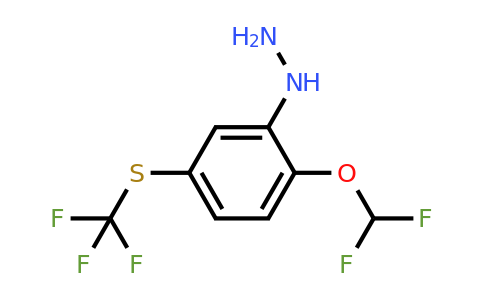 1804227-40-4 | 1-(2-(Difluoromethoxy)-5-(trifluoromethylthio)phenyl)hydrazine