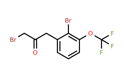 1804227-60-8 | 1-Bromo-3-(2-bromo-3-(trifluoromethoxy)phenyl)propan-2-one