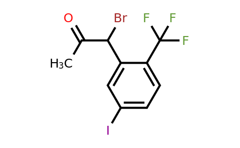 1804228-20-3 | 1-Bromo-1-(5-iodo-2-(trifluoromethyl)phenyl)propan-2-one