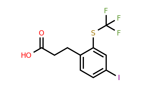 1804228-22-5 | 3-(4-Iodo-2-(trifluoromethylthio)phenyl)propanoic acid