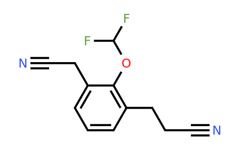 1804228-50-9 | 3-(2-Cyanoethyl)-2-(difluoromethoxy)phenylacetonitrile