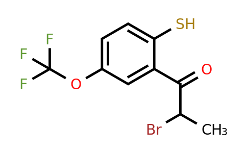 1804228-96-3 | 2-(2-Bromopropanoyl)-4-(trifluoromethoxy)thiophenol