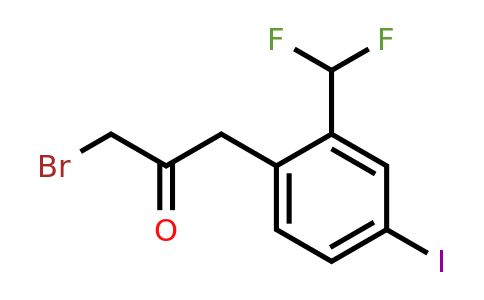1804229-03-5 | 1-Bromo-3-(2-(difluoromethyl)-4-iodophenyl)propan-2-one