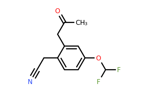 1804229-18-2 | 4-(Difluoromethoxy)-2-(2-oxopropyl)phenylacetonitrile