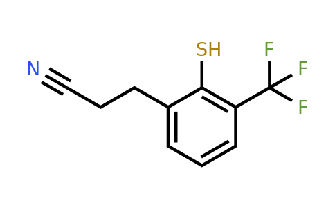 3-(2-Mercapto-3-(trifluoromethyl)phenyl)propanenitrile