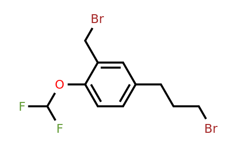 1804229-66-0 | 5-(3-Bromopropyl)-2-(difluoromethoxy)benzylbromide