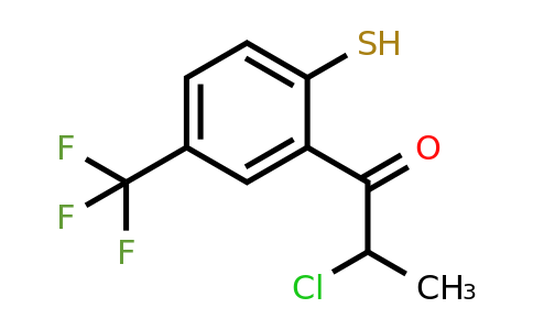 1804229-70-6 | 2-(2-Chloropropanoyl)-4-(trifluoromethyl)thiophenol