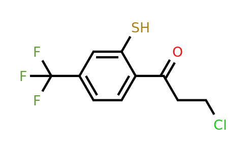 1804229-80-8 | 2-(3-Chloropropanoyl)-5-(trifluoromethyl)thiophenol