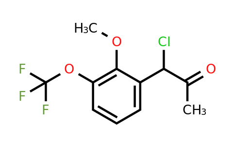 1804230-36-1 | 2-(1-Chloro-2-oxopropyl)-6-(trifluoromethoxy)anisole