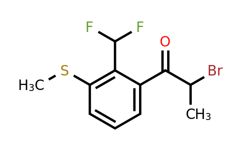 1804230-91-8 | 2-Bromo-1-(2-(difluoromethyl)-3-(methylthio)phenyl)propan-1-one
