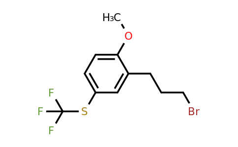 1804231-42-2 | 2-(3-Bromopropyl)-4-(trifluoromethylthio)anisole