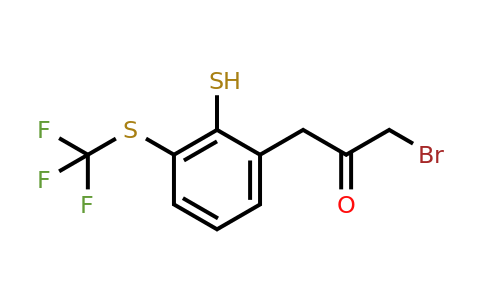 1804231-74-0 | 2-(3-Bromo-2-oxopropyl)-6-(trifluoromethylthio)thiophenol