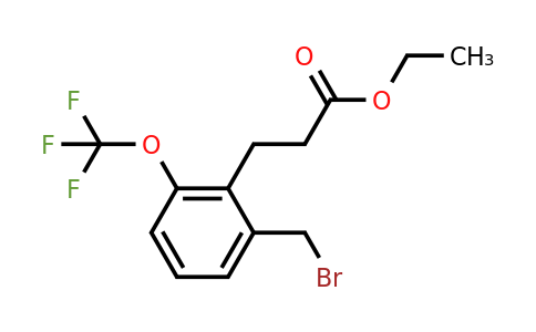1804231-88-6 | Ethyl 3-(2-(bromomethyl)-6-(trifluoromethoxy)phenyl)propanoate