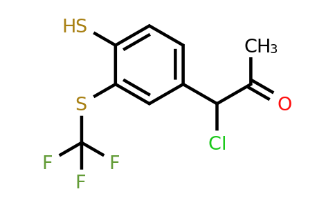 1804231-91-1 | 4-(1-Chloro-2-oxopropyl)-2-(trifluoromethylthio)thiophenol