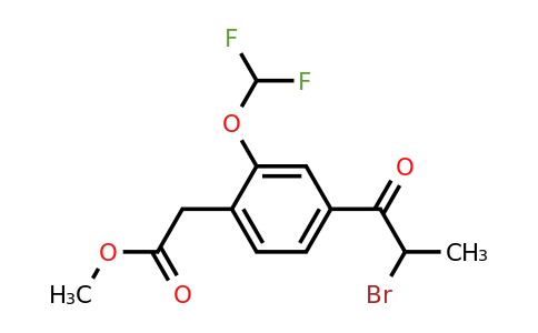 1804231-99-9 | Methyl 4-(2-bromopropanoyl)-2-(difluoromethoxy)phenylacetate
