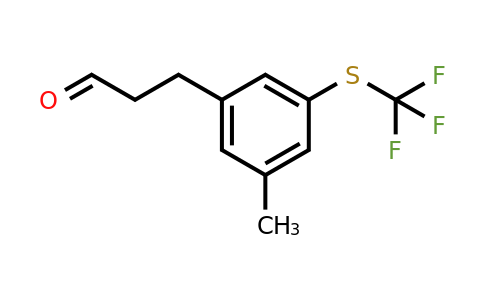1804232-12-9 | 3-(3-Oxopropyl)-5-(trifluoromethylthio)toluene