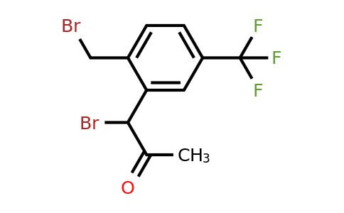 1804232-67-4 | 1-Bromo-1-(2-(bromomethyl)-5-(trifluoromethyl)phenyl)propan-2-one