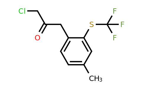 1804232-85-6 | 4-(3-Chloro-2-oxopropyl)-3-(trifluoromethylthio)toluene