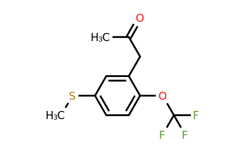 1804233-34-8 | 1-(5-(Methylthio)-2-(trifluoromethoxy)phenyl)propan-2-one