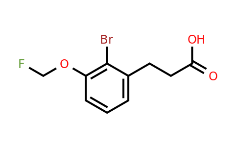 1804234-67-0 | 3-(2-Bromo-3-(fluoromethoxy)phenyl)propanoic acid