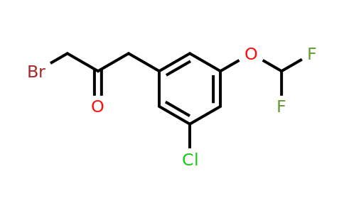 1804234-70-5 | 1-Bromo-3-(3-chloro-5-(difluoromethoxy)phenyl)propan-2-one