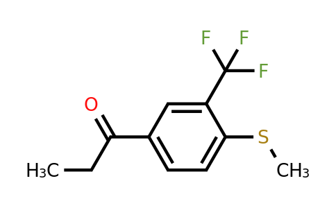 1804234-91-0 | 1-(4-(Methylthio)-3-(trifluoromethyl)phenyl)propan-1-one
