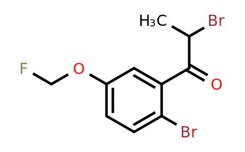 1804234-97-6 | 2-Bromo-1-(2-bromo-5-(fluoromethoxy)phenyl)propan-1-one
