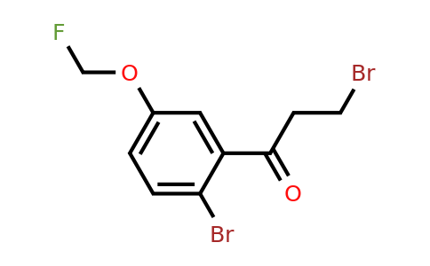 1804235-06-0 | 3-Bromo-1-(2-bromo-5-(fluoromethoxy)phenyl)propan-1-one