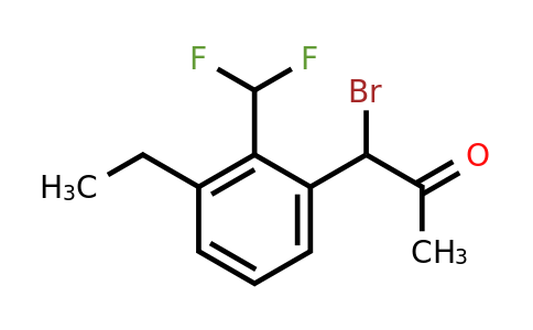 1804235-09-3 | 1-Bromo-1-(2-(difluoromethyl)-3-ethylphenyl)propan-2-one