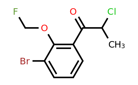 1804235-23-1 | 1-(3-Bromo-2-(fluoromethoxy)phenyl)-2-chloropropan-1-one