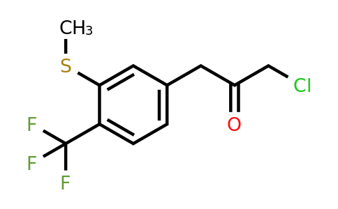 1804235-33-3 | 1-Chloro-3-(3-(methylthio)-4-(trifluoromethyl)phenyl)propan-2-one