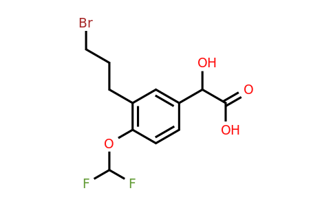 1804235-76-4 | 3-(3-Bromopropyl)-4-(difluoromethoxy)mandelic acid